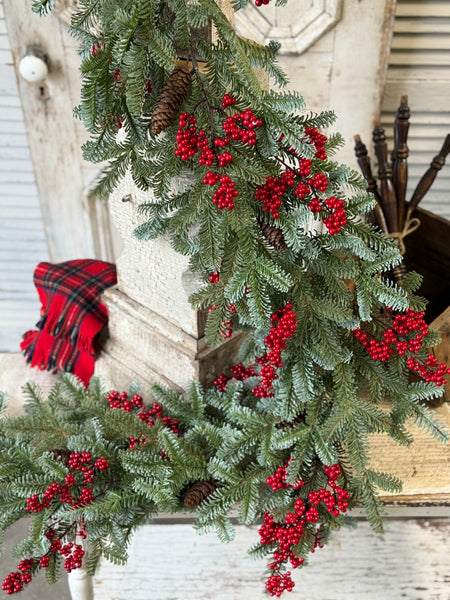 Scarletton Spruce Garland | 6' | NOT CURRENTLY IN STOCK-New For Holiday 2026!