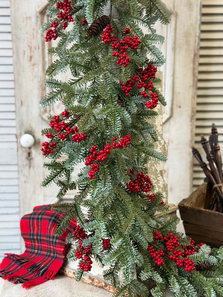 Scarletton Spruce Garland | 6' | NOT CURRENTLY IN STOCK-New For Holiday 2026!