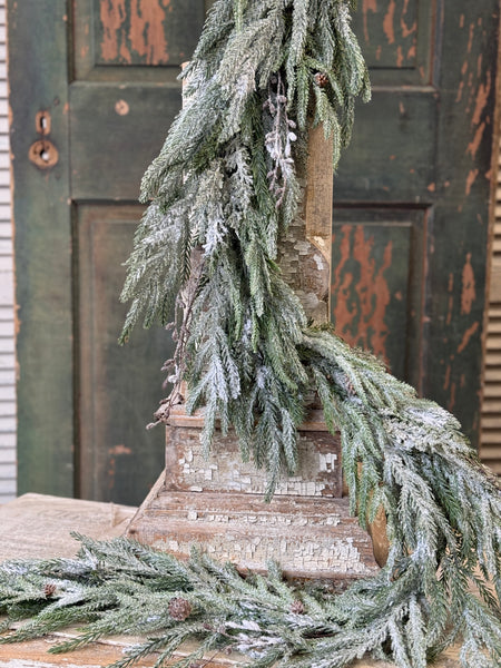 Snowdrift Norfolk Pine Garland | 6' | NOT CURRENTLY IN STOCK-New For Holiday 2026!