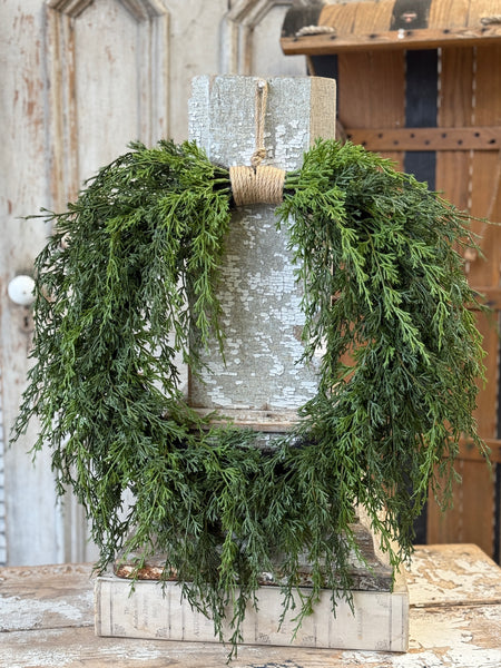 Greenfall Cedar Hanging Wreath | 22" | NOT CURRENTLY IN STOCK-New For Holiday 2026!