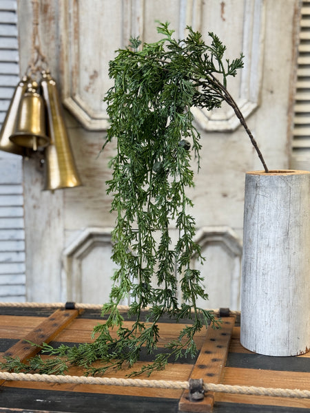 Greenfall Cedar Hanging | 55" | NOT CURRENTLY IN STOCK-New For Holiday 2026!