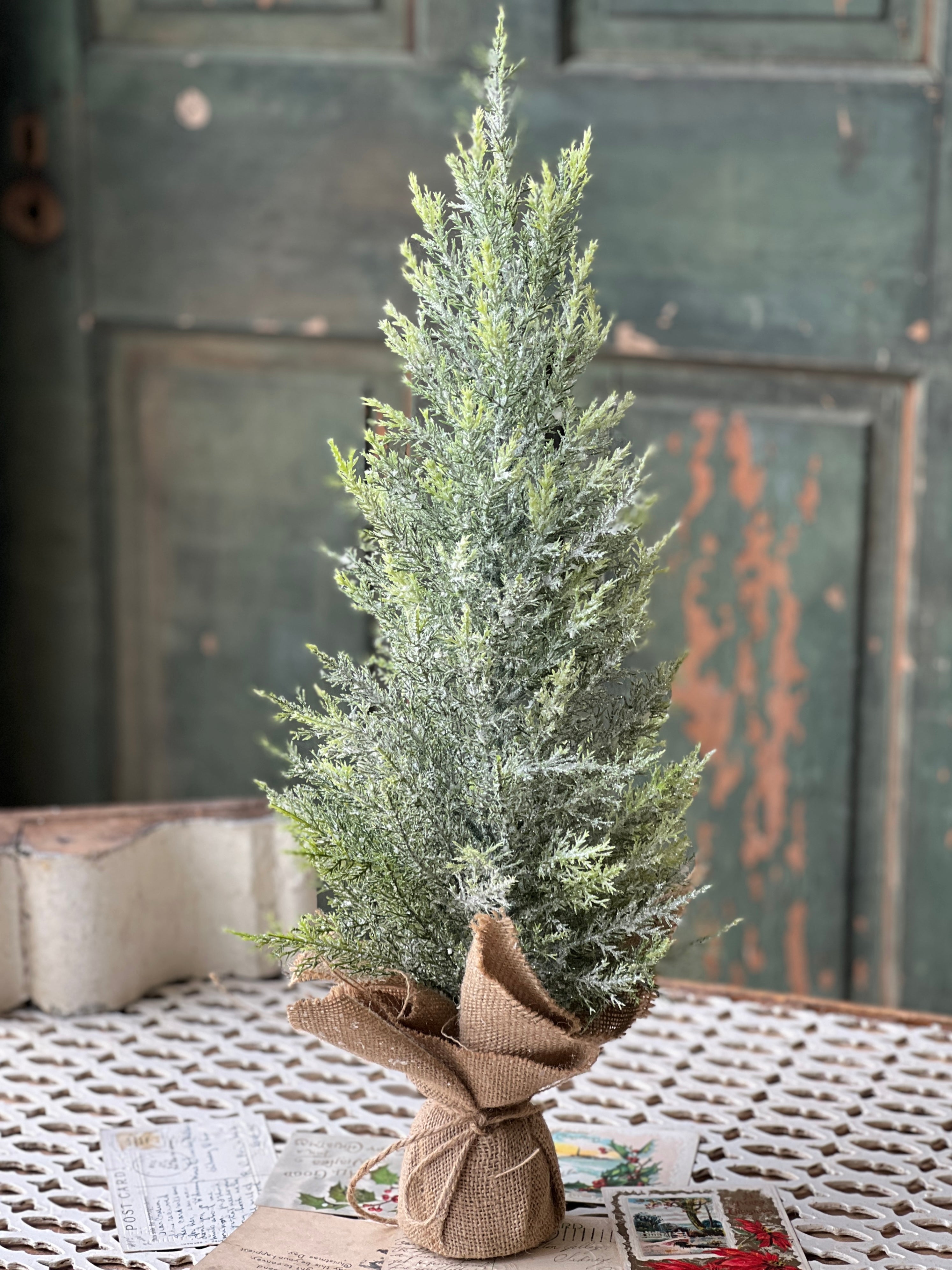 23 Faux Pine Stems With Cone Faux Pine Greenery Stems 