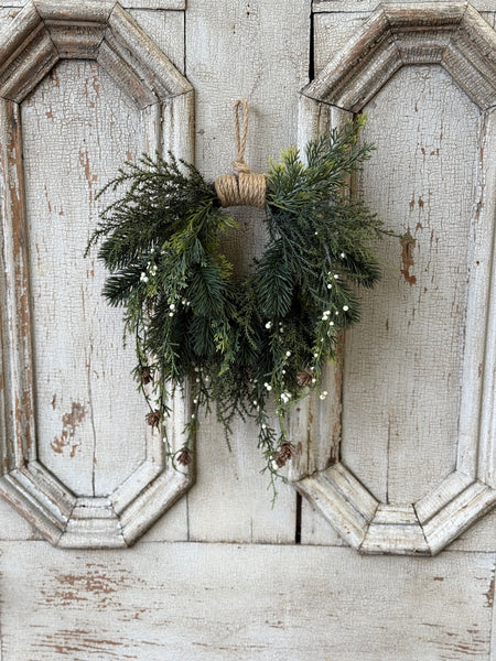 Candlewick Pine Hanging Wreath | 12" | NOT CURRENTLY IN STOCK-New For Holiday 2026!