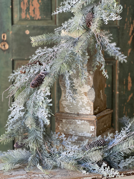 Frost Veiled Pine Garland | 6' | CLEAN UP SPECIAL! From $19.95 - Last 24pcs!
