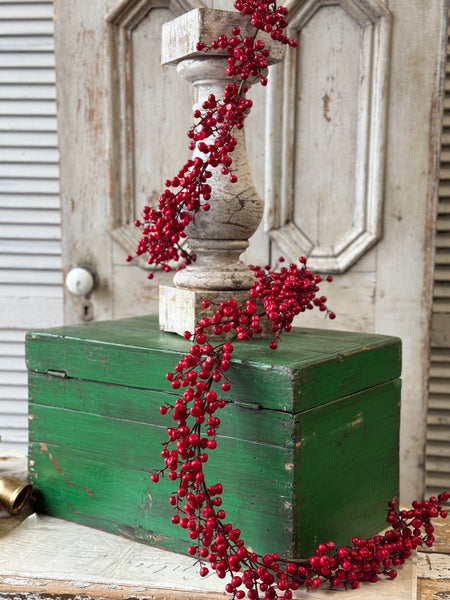 Ruby Rushberry Garland | 6' | NOT CURRENTLY IN STOCK-New For Holiday 2026!