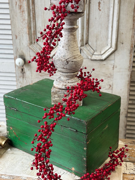 Ruby Rushberry Garland | 6' | NOT CURRENTLY IN STOCK-New For Holiday 2026!