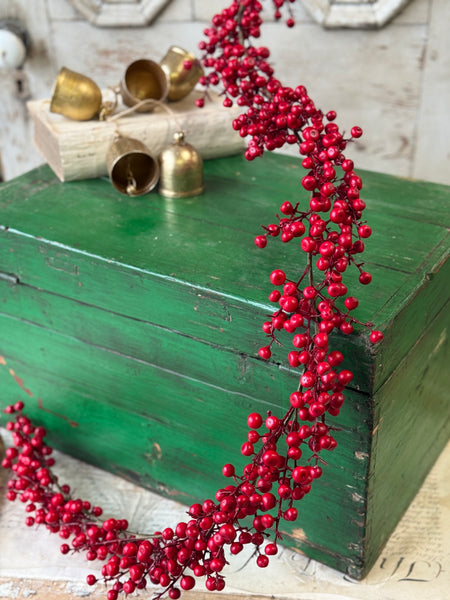 Ruby Rushberry Garland | 6' | NOT CURRENTLY IN STOCK-New For Holiday 2026!