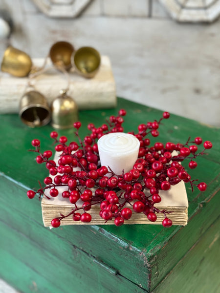 Ruby Rushberry Candle Ring | 8" | NOT CURRENTLY IN STOCK-New For Holiday 2026!