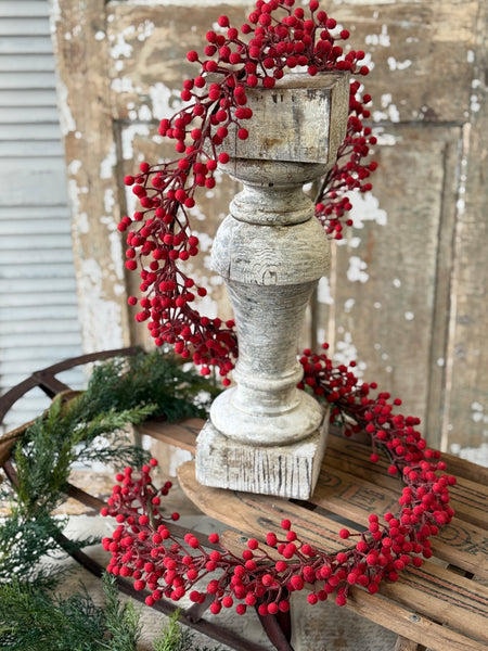 Icy Toboggan Berry Garland | 6' | NOT CURRENTLY IN STOCK-New For Holiday 2026!