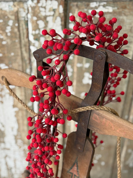 Icy Toboggan Berry Garland | 6' | NOT CURRENTLY IN STOCK-New For Holiday 2026!