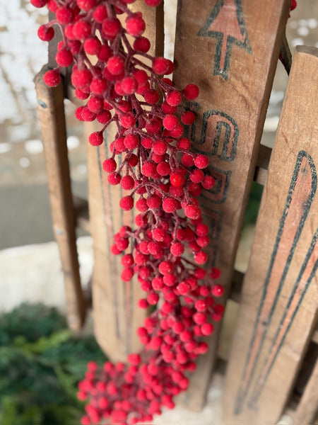 Icy Toboggan Berry Garland | 6' | NOT CURRENTLY IN STOCK-New For Holiday 2026!