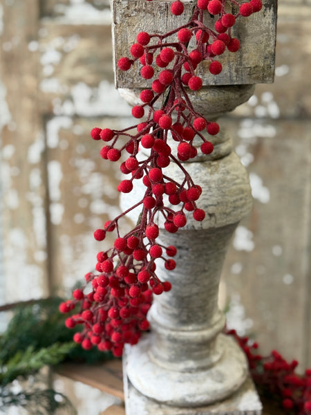 Icy Toboggan Berry Garland | 6' | NOT CURRENTLY IN STOCK-New For Holiday 2026!