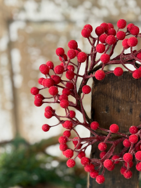 Icy Toboggan Berry Candle Ring | 7.5” | NOT CURRENTLY IN STOCK-New For Holiday 2026!