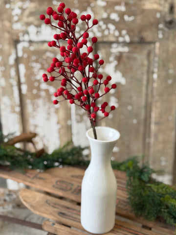 Icy Toboggan Berry Spray | 22" | NOT CURRENTLY IN STOCK-New For Holiday 2026!