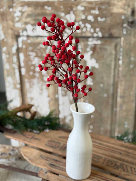 Icy Toboggan Berry Spray | 22" | NOT CURRENTLY IN STOCK-New For Holiday 2026!