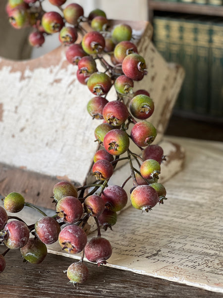 Keepsake Berry Garland | 6' | Claret | NEW CLOSEOUT + CLEAN UP SPECIAL!  From $10.95 - Last 64pcs!