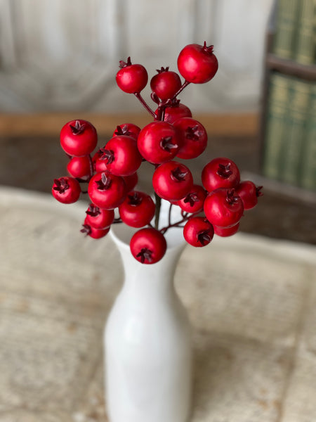 Keepsake Berry Spray | 18" | Red