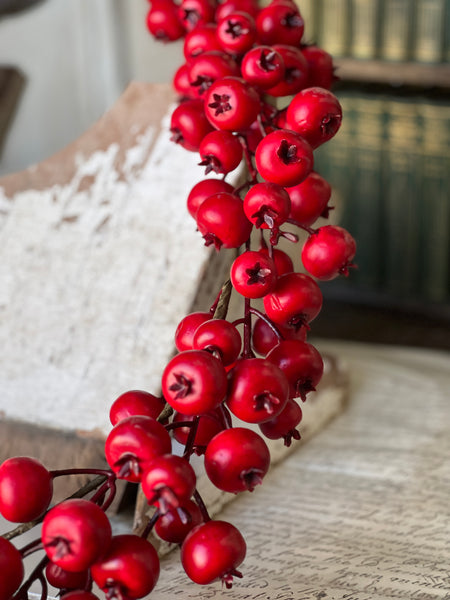 Keepsake Berry Garland | 6' | Red