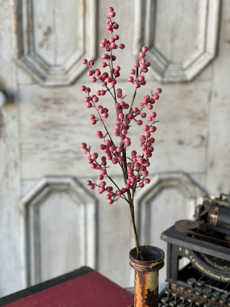 Frosted Fizzy Berry Spray | 29"