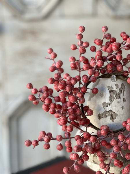 Frosted Fizzy Berry Candle Ring | 9" | 25% OFF - DISCOUNT TAKEN IN OFFICE