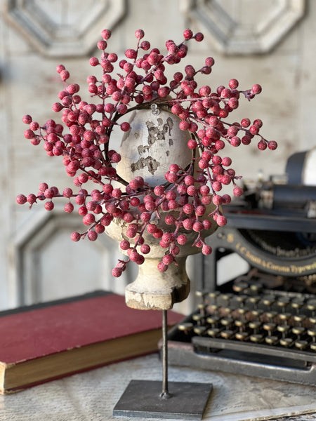 Frosted Fizzy Berry Candle Ring | 9" | 25% OFF - DISCOUNT TAKEN IN OFFICE