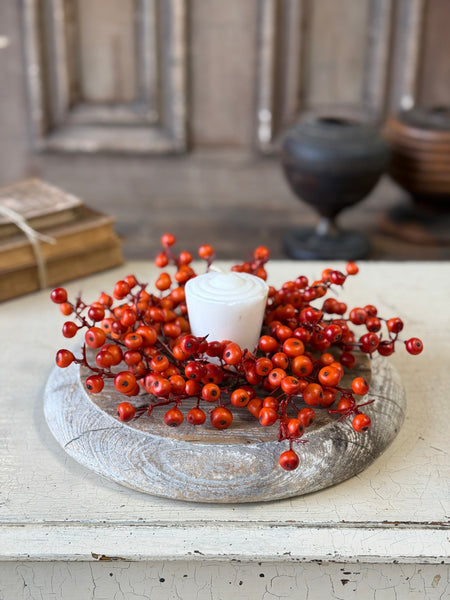Emberfruit Candle Ring | 8” | NOT CURRENTLY IN STOCK-New For Holiday 2026!