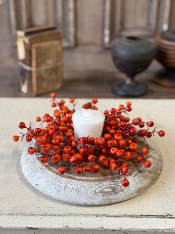 Emberfruit Candle Ring | 8” | NOT CURRENTLY IN STOCK-New For Holiday 2026!