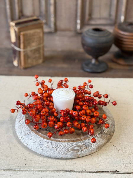 Emberfruit Candle Ring | 8” | NOT CURRENTLY IN STOCK-New For Holiday 2026!