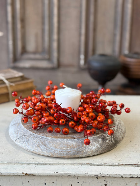 Emberfruit Candle Ring | 8” | NOT CURRENTLY IN STOCK-New For Holiday 2026!