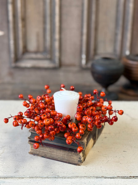 Emberfruit Candle Ring | 8” | NOT CURRENTLY IN STOCK-New For Holiday 2026!