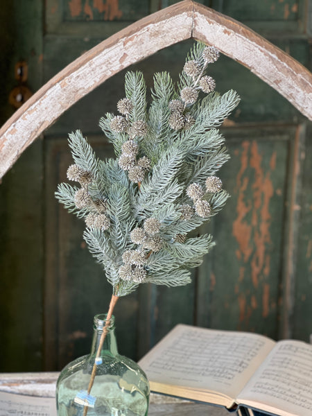 Frosty Midwinter Fir Spray | 29" | CLEAN UP SPECIAL!  $4.95 - Last 12pcs!