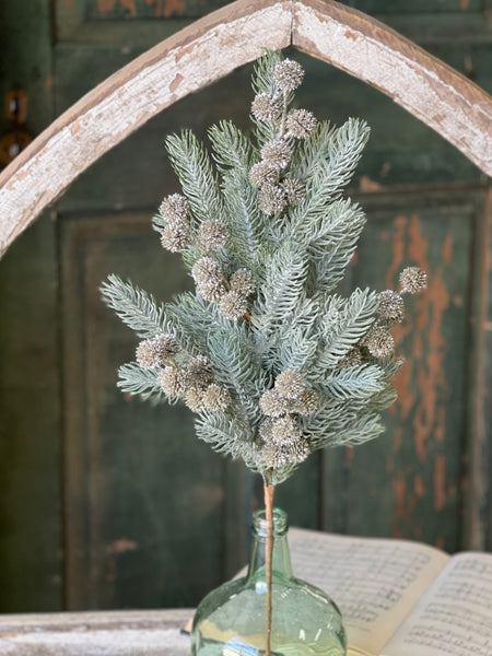 Frosty Midwinter Fir Spray | 29" | CLEAN UP SPECIAL!  $4.95 - Last 12pcs!