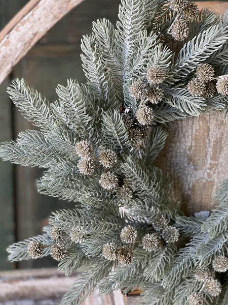 Frosty Midwinter Fir Wreath | 24" | SOLD OUT