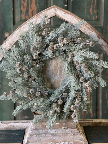 Frosty Midwinter Fir Wreath | 24" | SOLD OUT