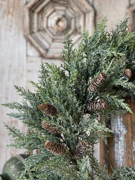 Luminous Cedar Wreath | 22" | SOLD OUT