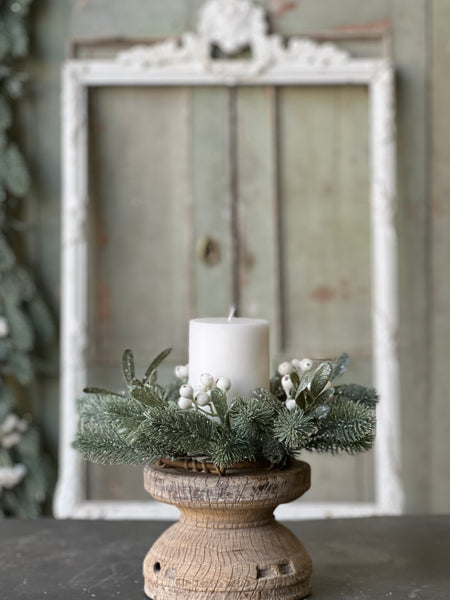 Calista Mistletoe Candle Ring | 11" | SOLD OUT