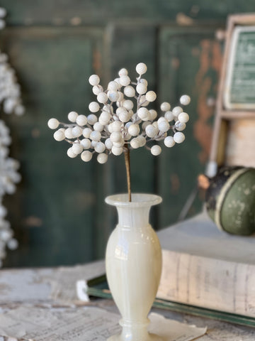 Icy Snowdrop Berry Pick | 12"