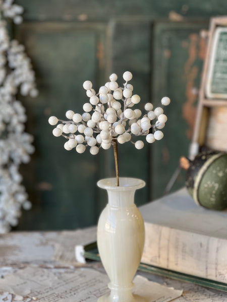 Icy Snowdrop Berry Pick | 12"