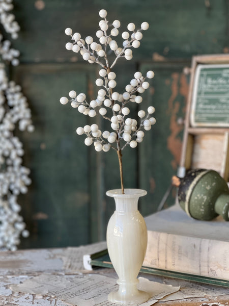 Icy Snowdrop Berry Pick | 18" | SOLD OUT