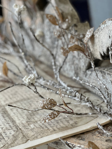 Icy Birch Berry & Leaves Garland | 5' | SOLD OUT
