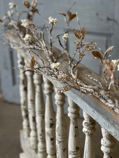 Icy Birch Berry & Leaves Garland | 5' | SOLD OUT