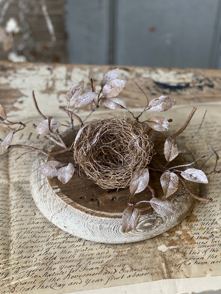 Icy Barren Nest & Leaves | 14" | SOLD OUT