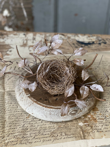Icy Barren Nest & Leaves | 14" | SOLD OUT