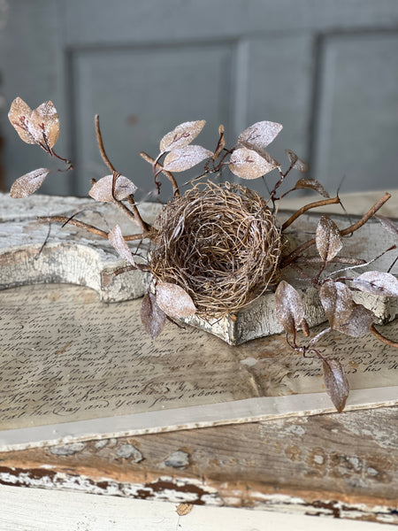 Icy Barren Nest & Leaves | 14" | SOLD OUT