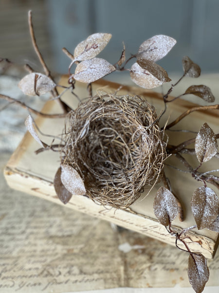 Icy Barren Nest & Leaves | 14" | SOLD OUT