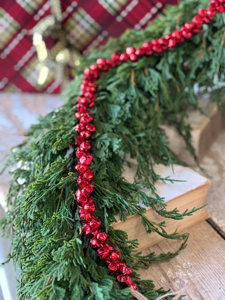 Jingle All The Way Garland | 4' | Red