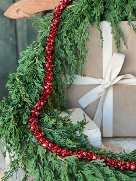 Jingle All The Way Garland | 4' | Red