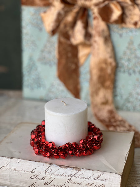 Jingle All The Way Candle Ring | 5" | Red