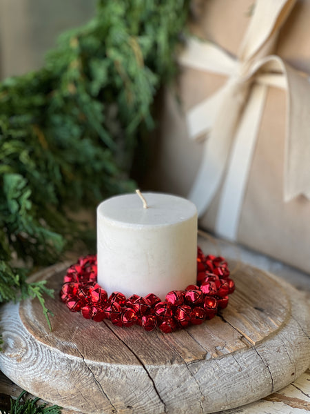 Jingle All The Way Candle Ring | 5" | Red