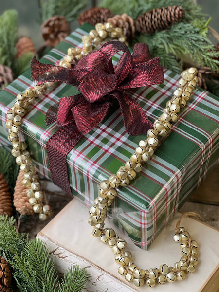 Jingle All The Way Garland | 4' | Gold | SOLD OUT